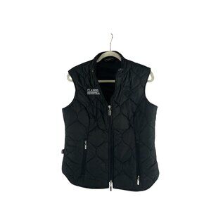 Arista Equestrian Clarkson Quilted Vest  XL Black Zippered Pockets Western
